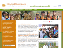 Tablet Screenshot of childrenshome.nl